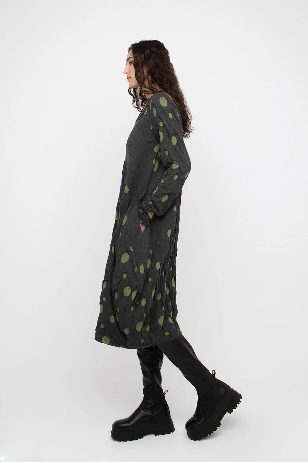 Ozai N Ku Polka Dot Dress