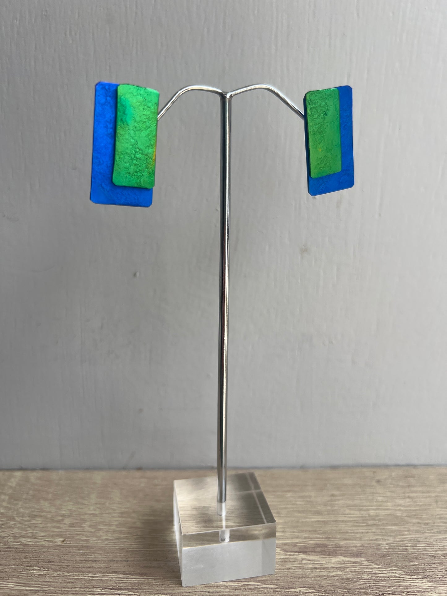Oana Millet Double Rectangle Earrings