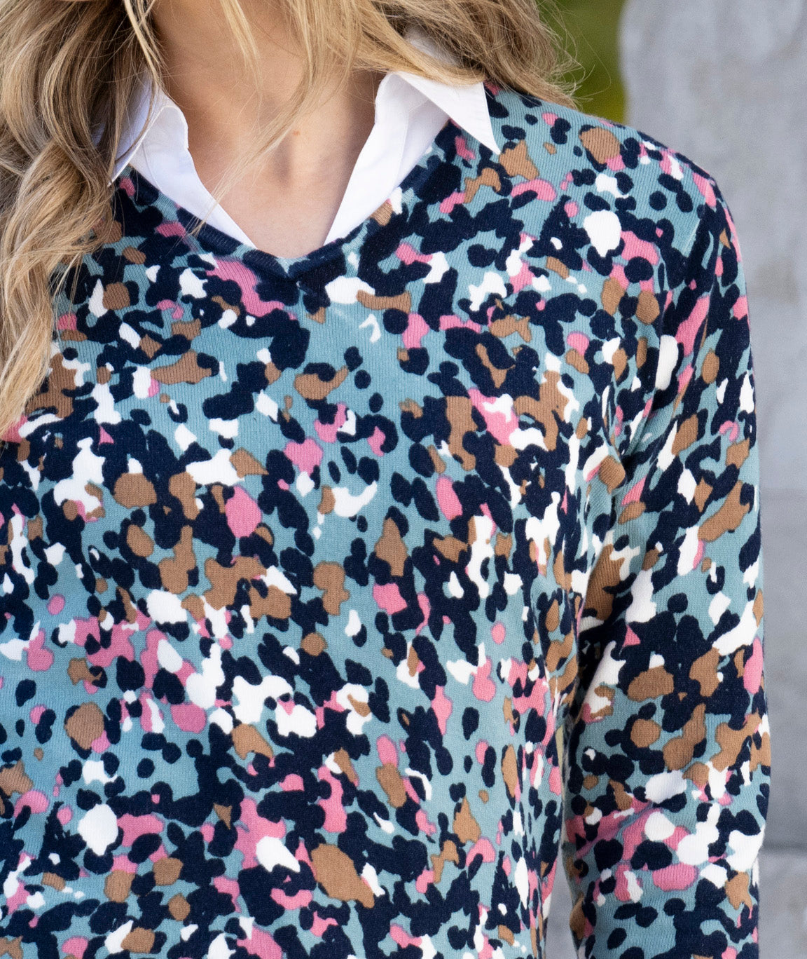 Marble Spotty Sweater
