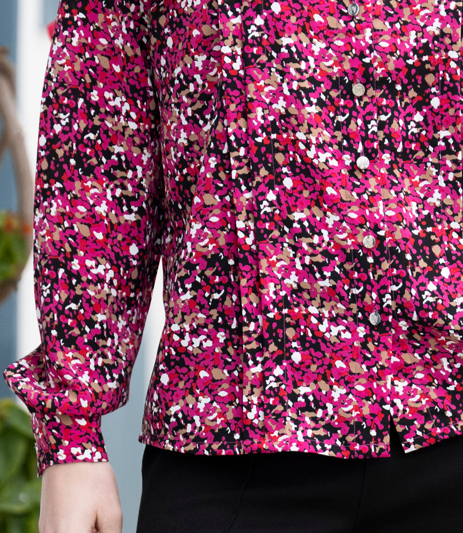 Marble Pink Pattern Blouse
