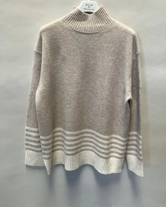 Deck by Decollage O/S Stripe Wool Jumper