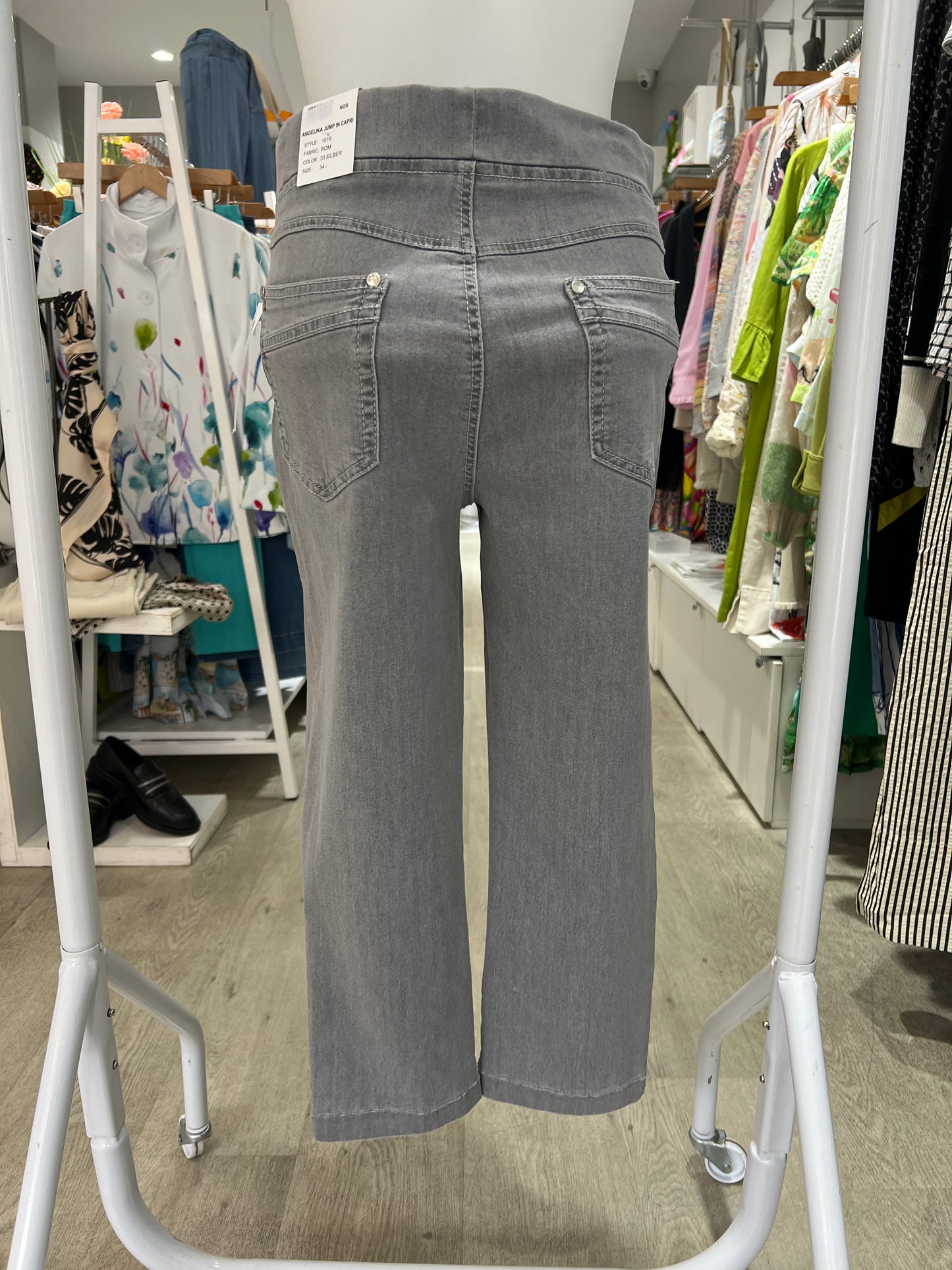 Anna Montana Jump in Capri Silver Trousers