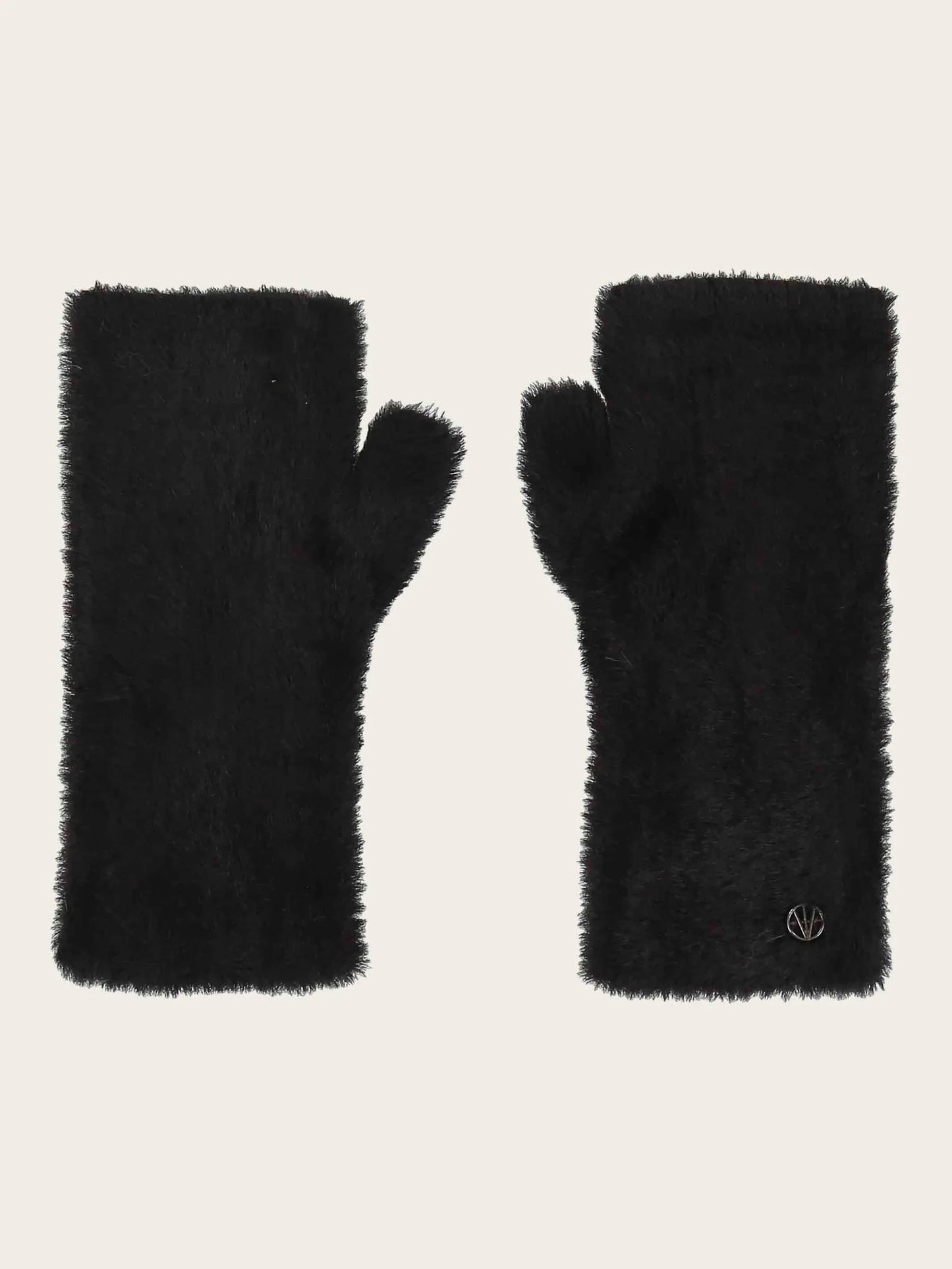 Loevenich Black Fingerless Gloves