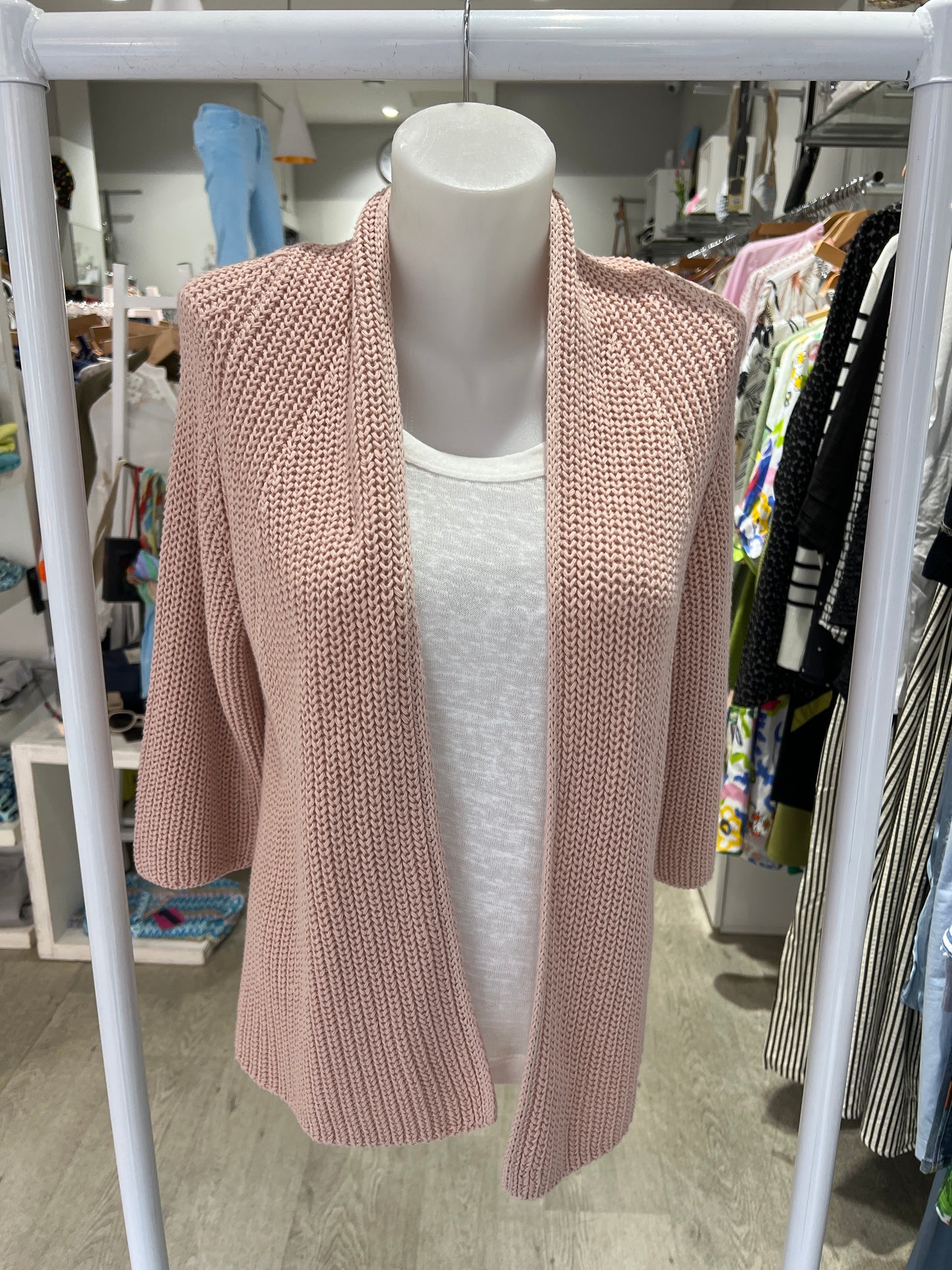 Blueberry Italia Long Knit Cardigan