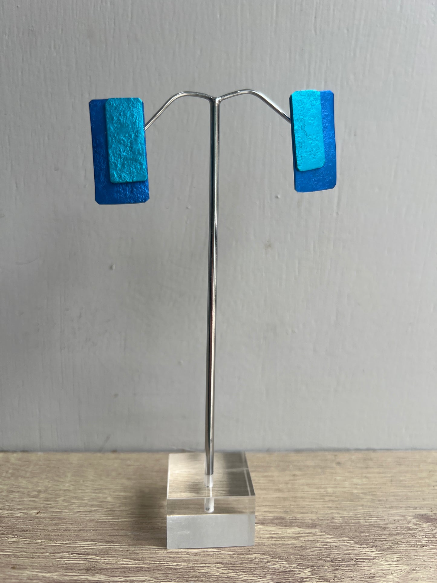 Oana Millet Double Rectangle Earrings