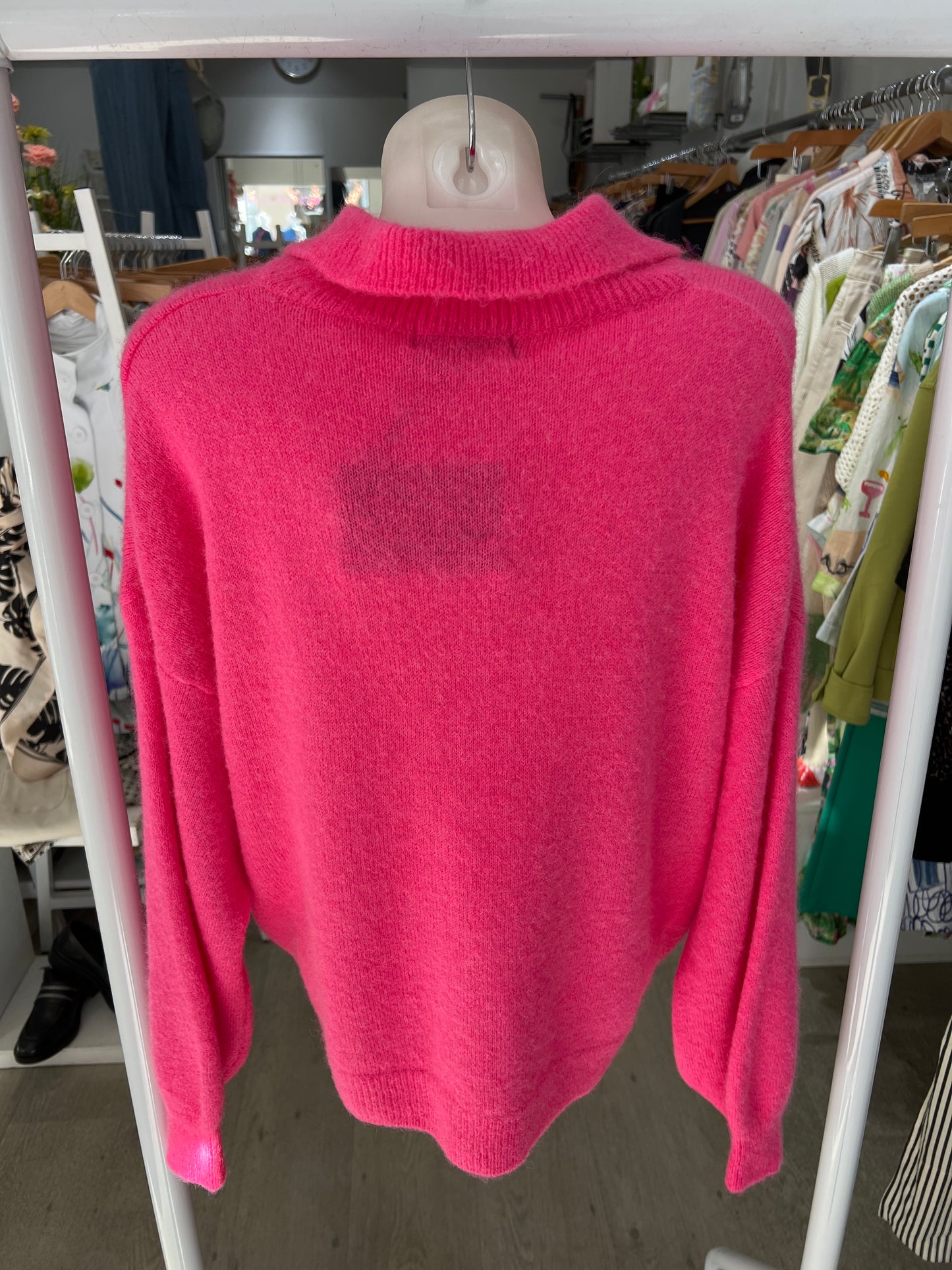 Cécile Wang O/S Pink Sweater