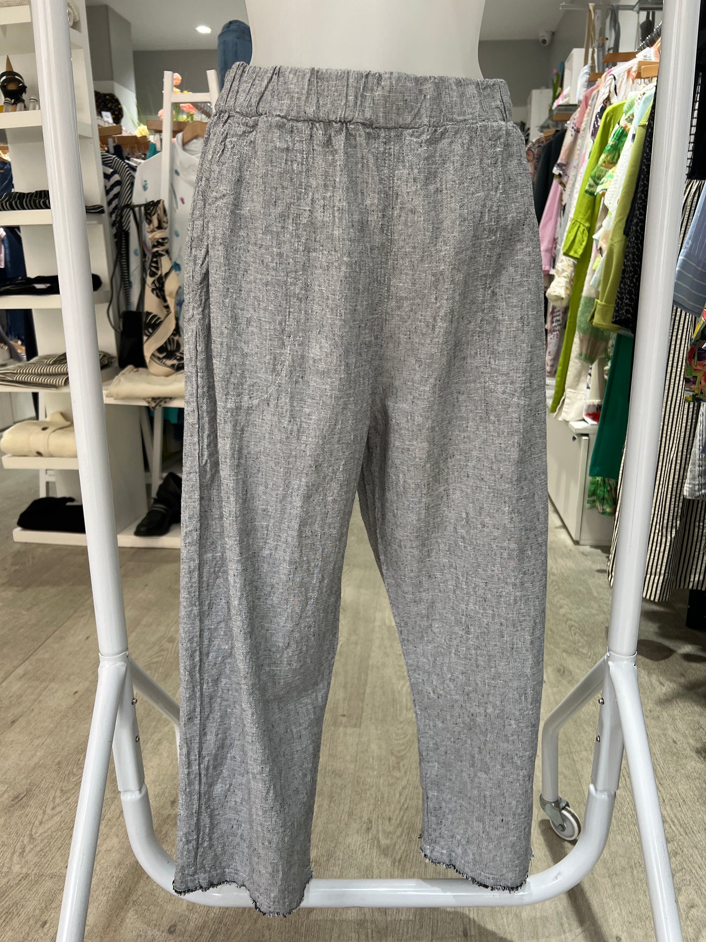 Cut Loose Raw Edge Trousers