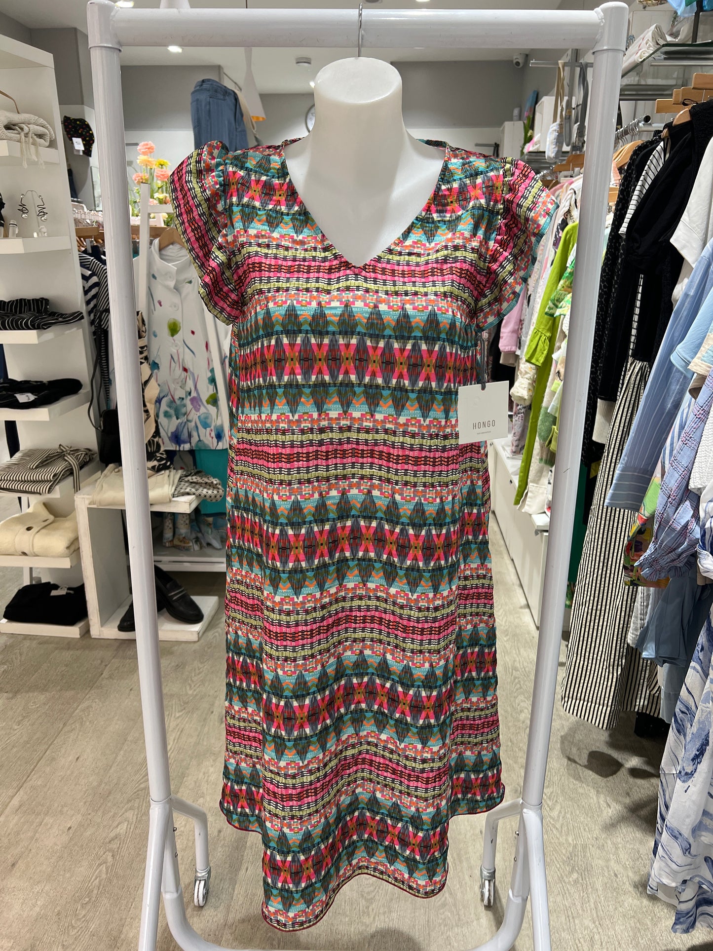 Hongo Pattern Dress