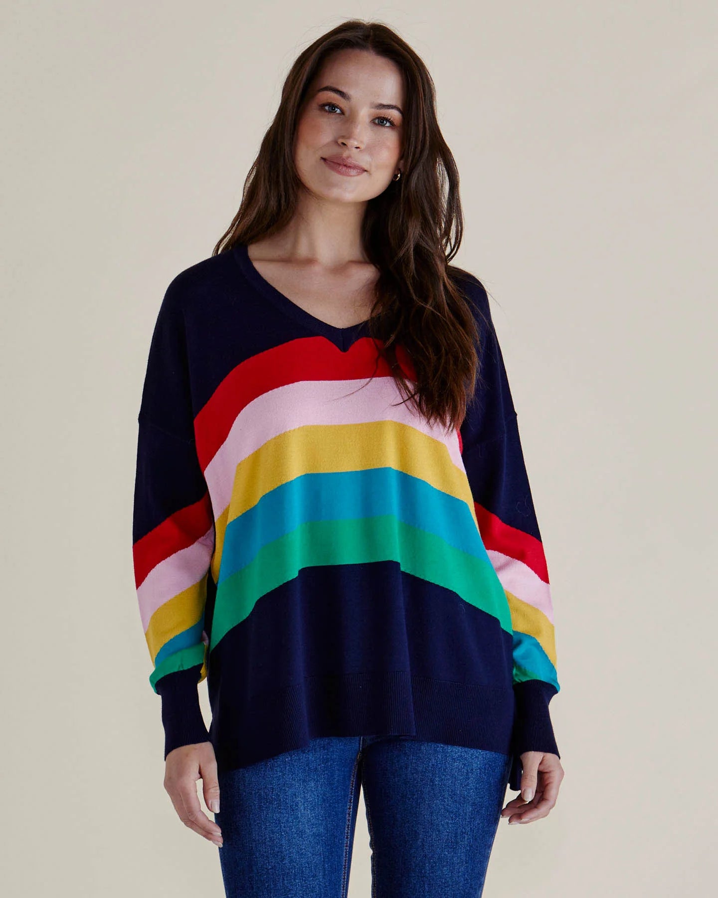 Betty Basics Mimi Rainbow Sweater