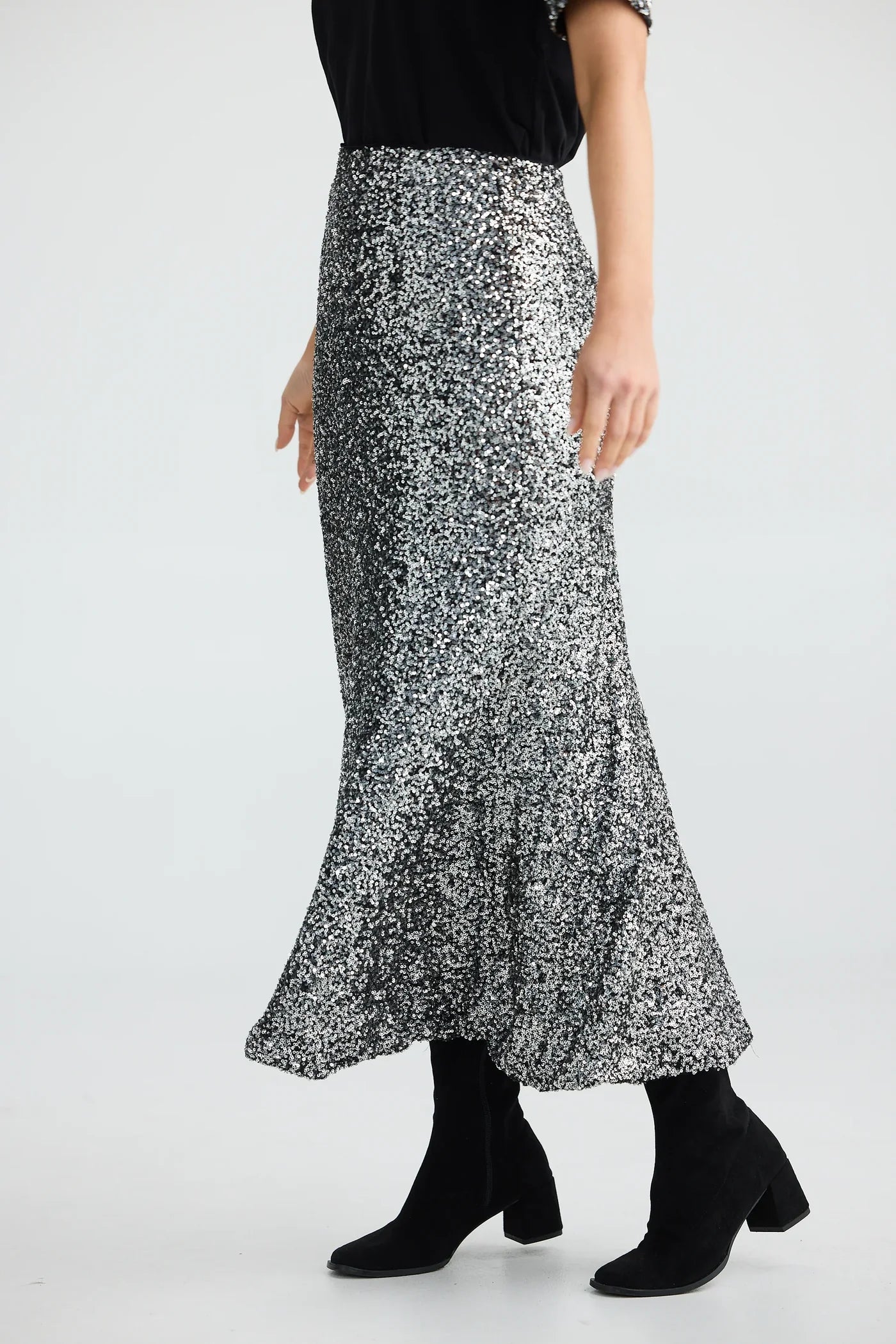 Brave + True Ritz Silver Skirt