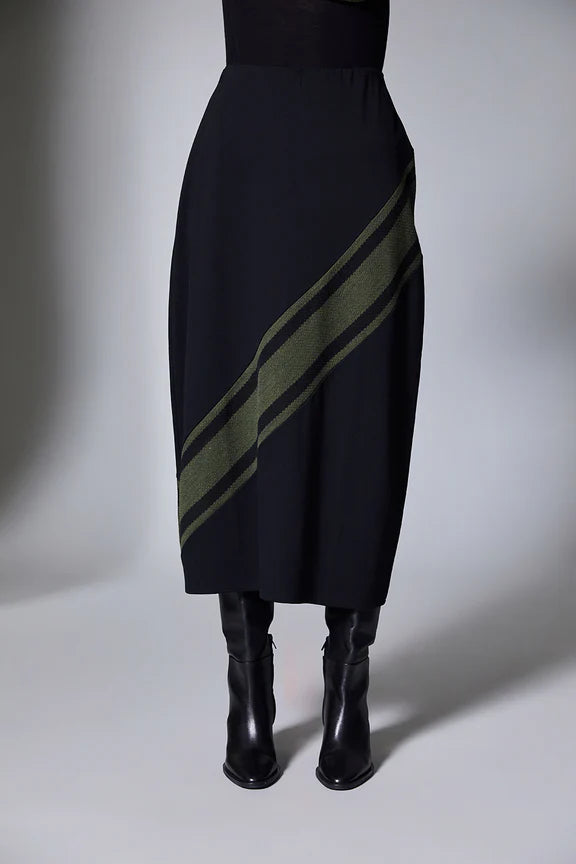 Peruzzi V Stripe Skirt