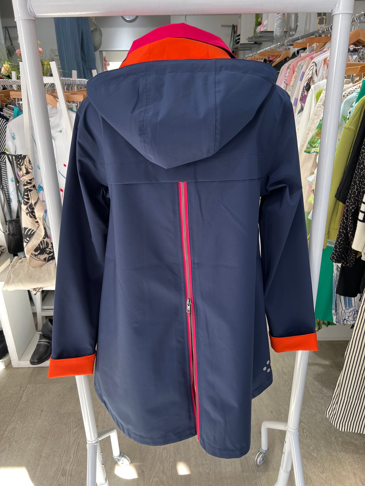 Regn Hermione Navy Raincoat