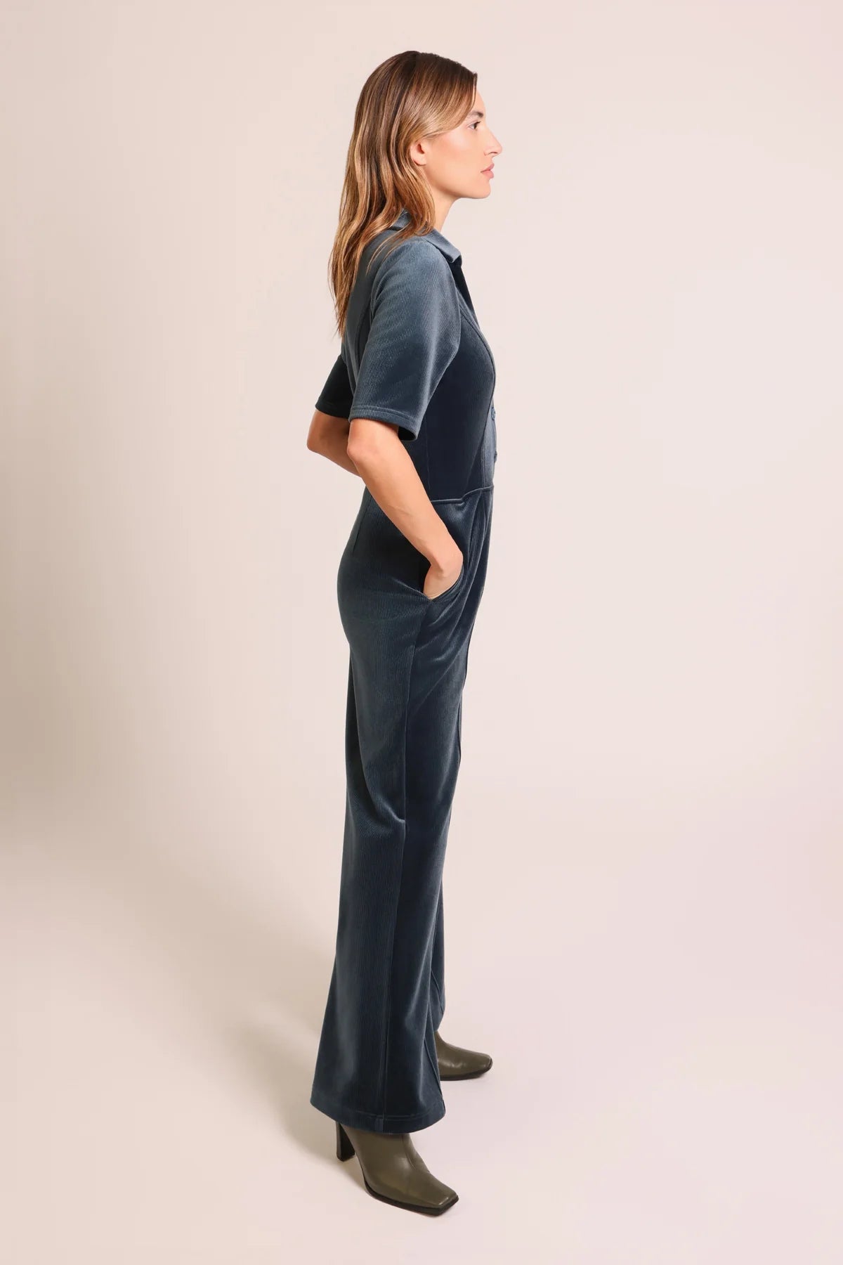 Traffic People Avenge Blue Jumpsuit