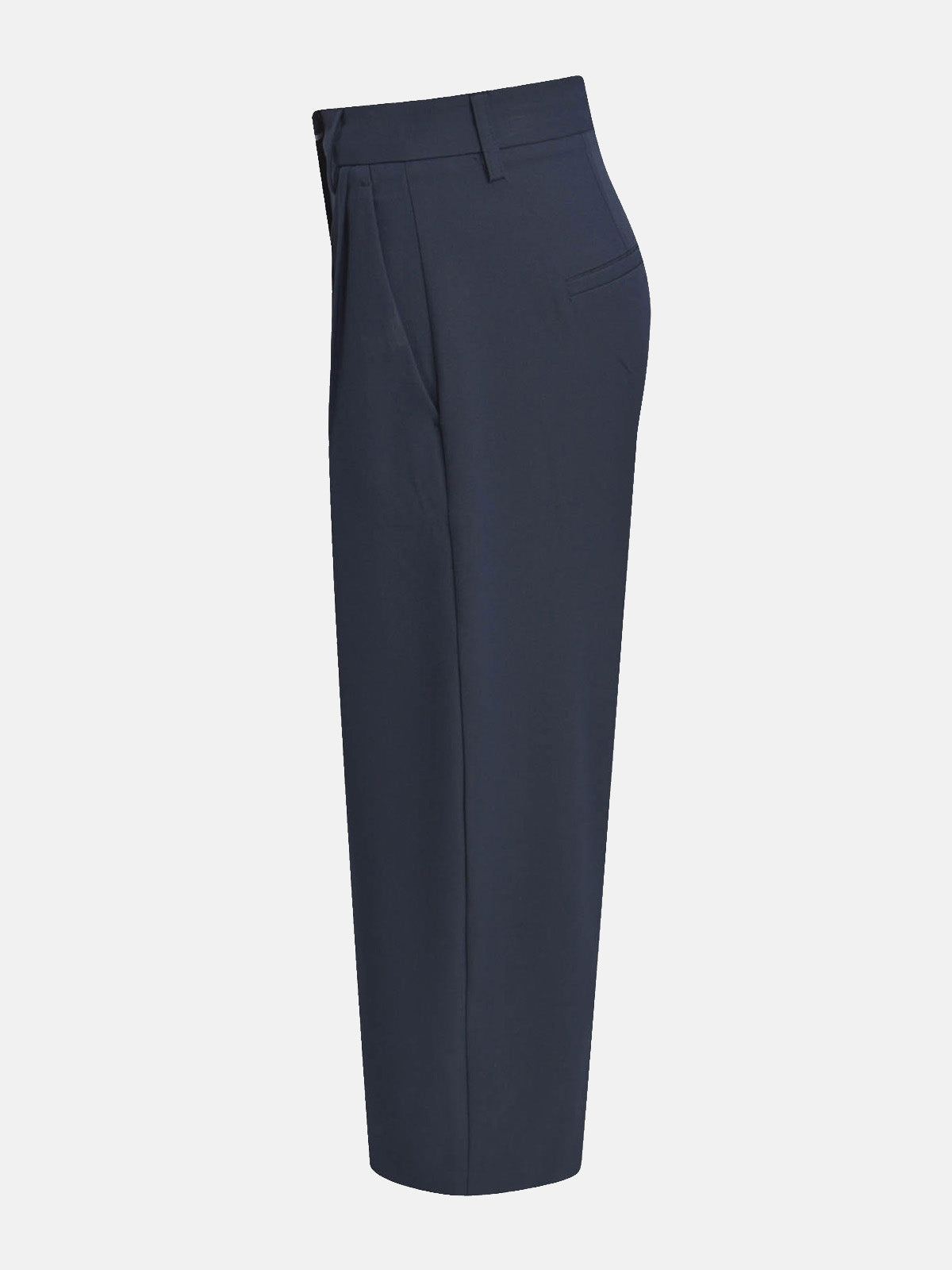 Smith & Soul Navy Straight Cropped Trousers