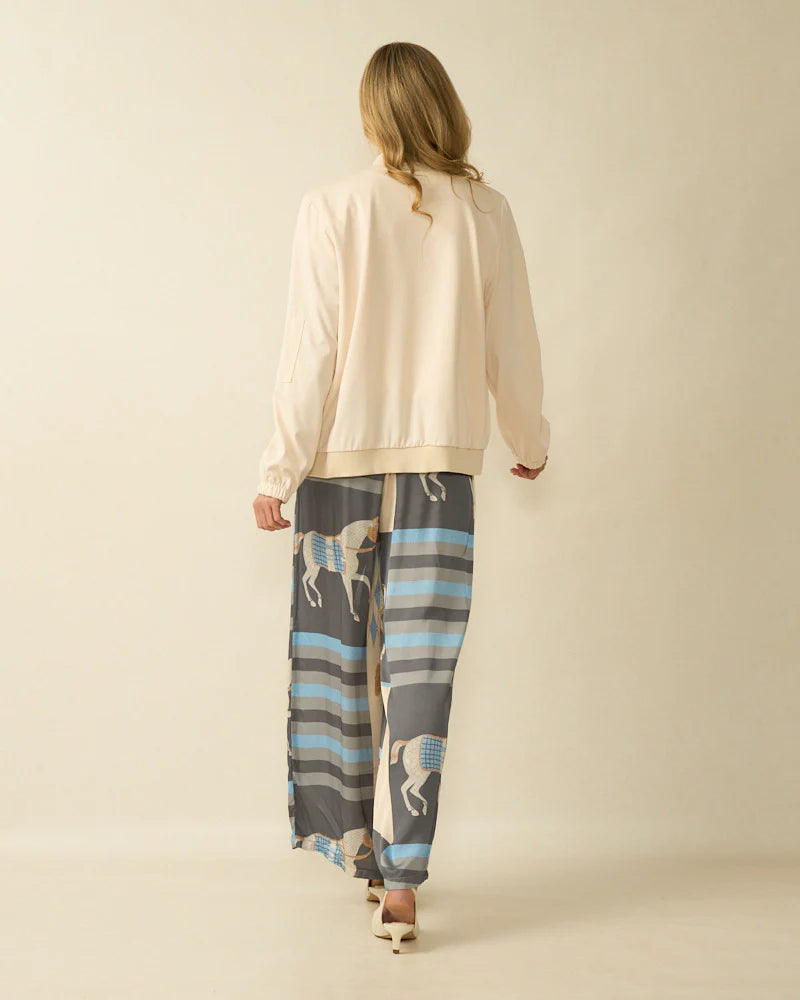 Deck by Decollage O/S Horse Print Trousers
