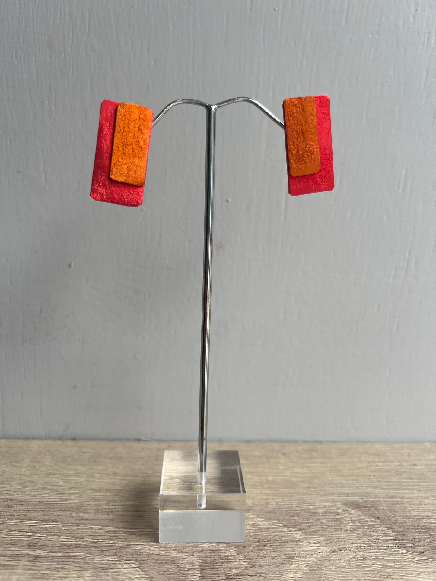 Oana Millet Double Rectangle Earrings