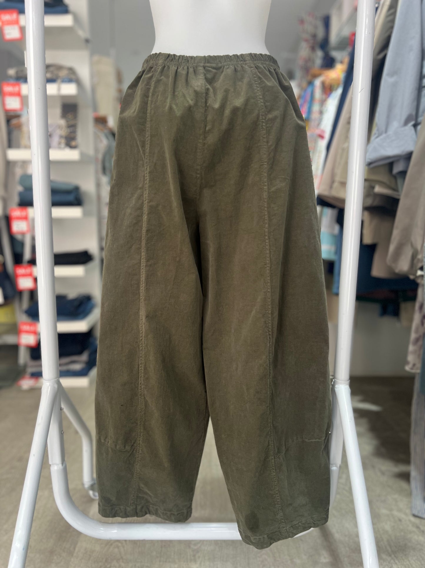 Cut Loose Mini Cord Lantern Trousers