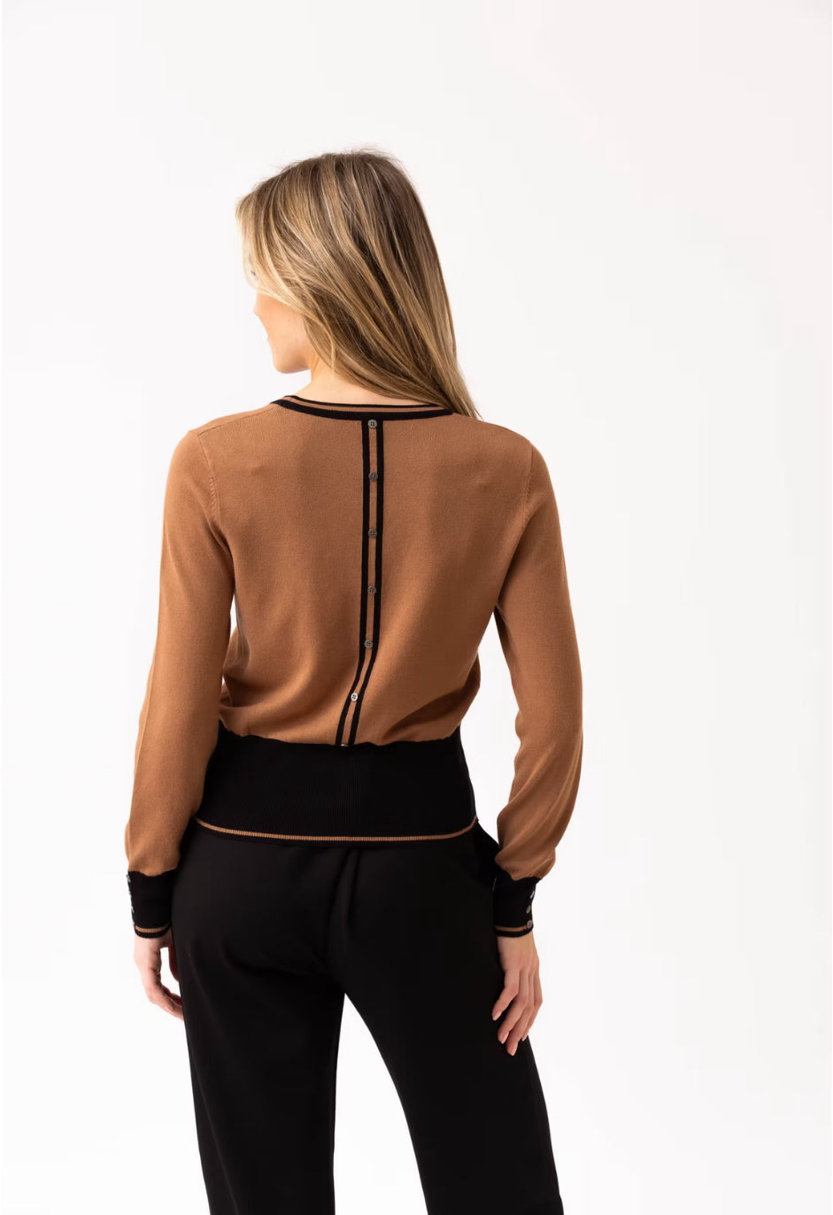Marble Brown/Black Top