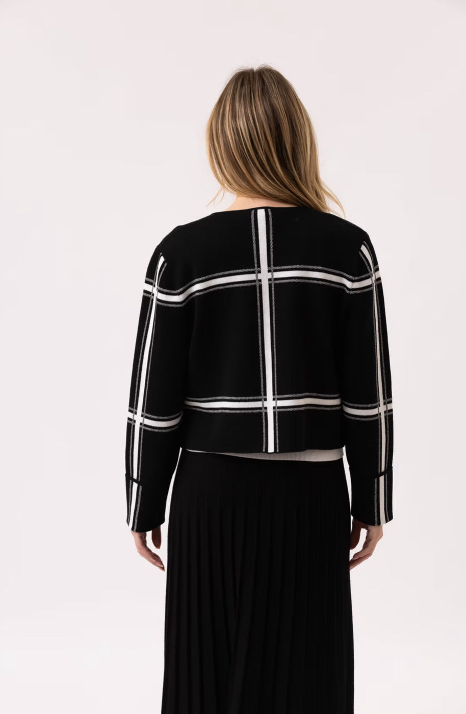 Marble B/W Cardigan
