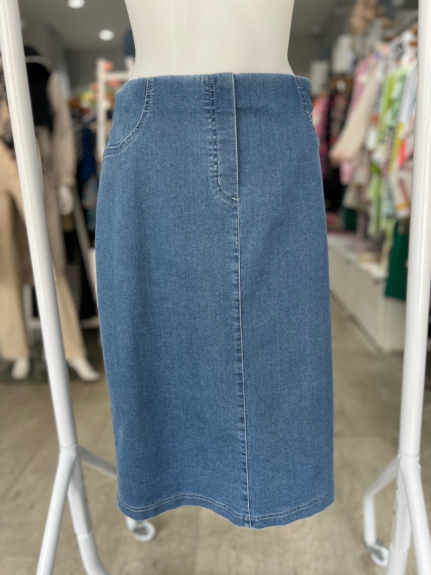 Robell Maraike Blue Skirt