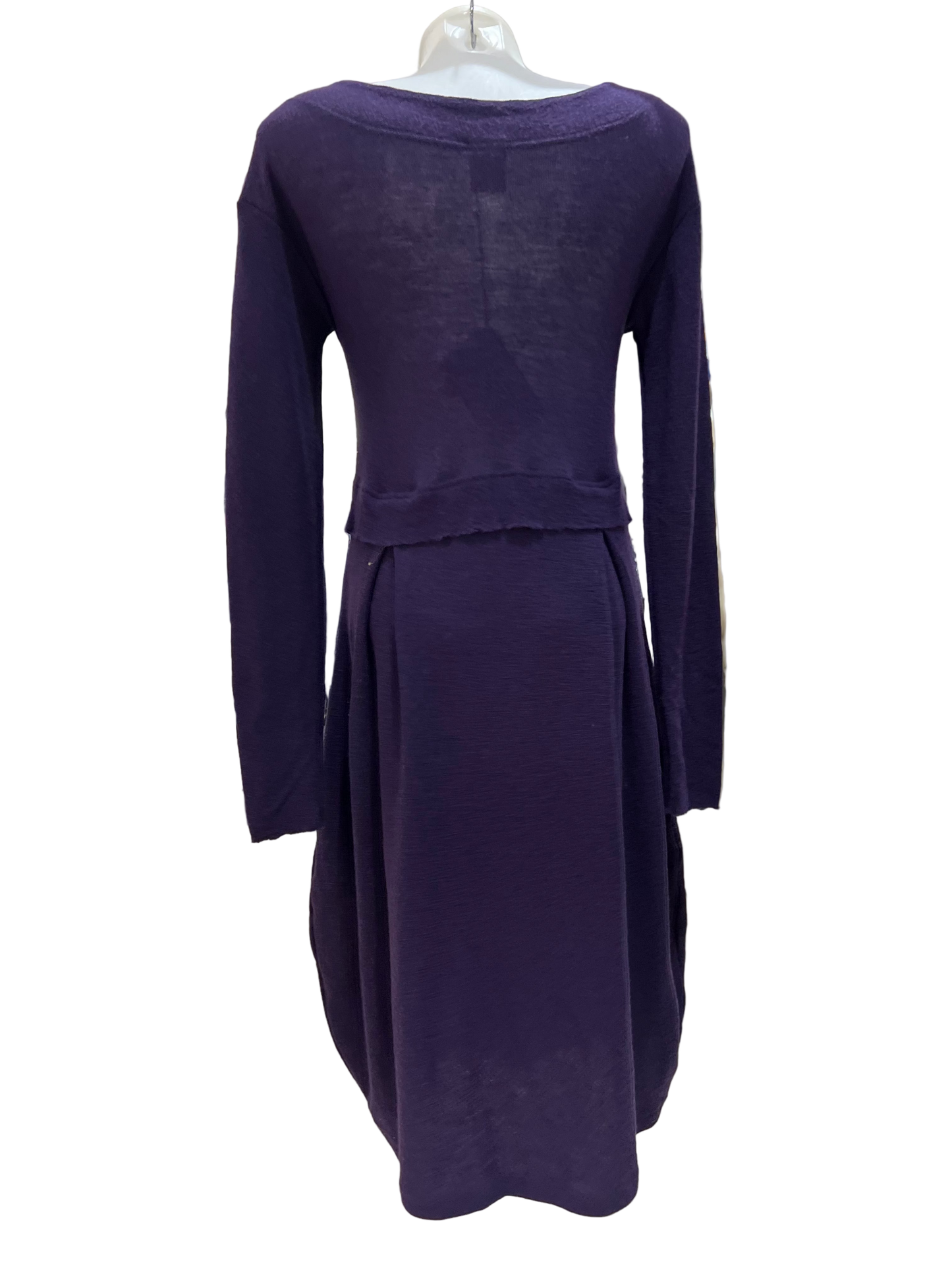 By Basics Merino Wool Dress with Pleats