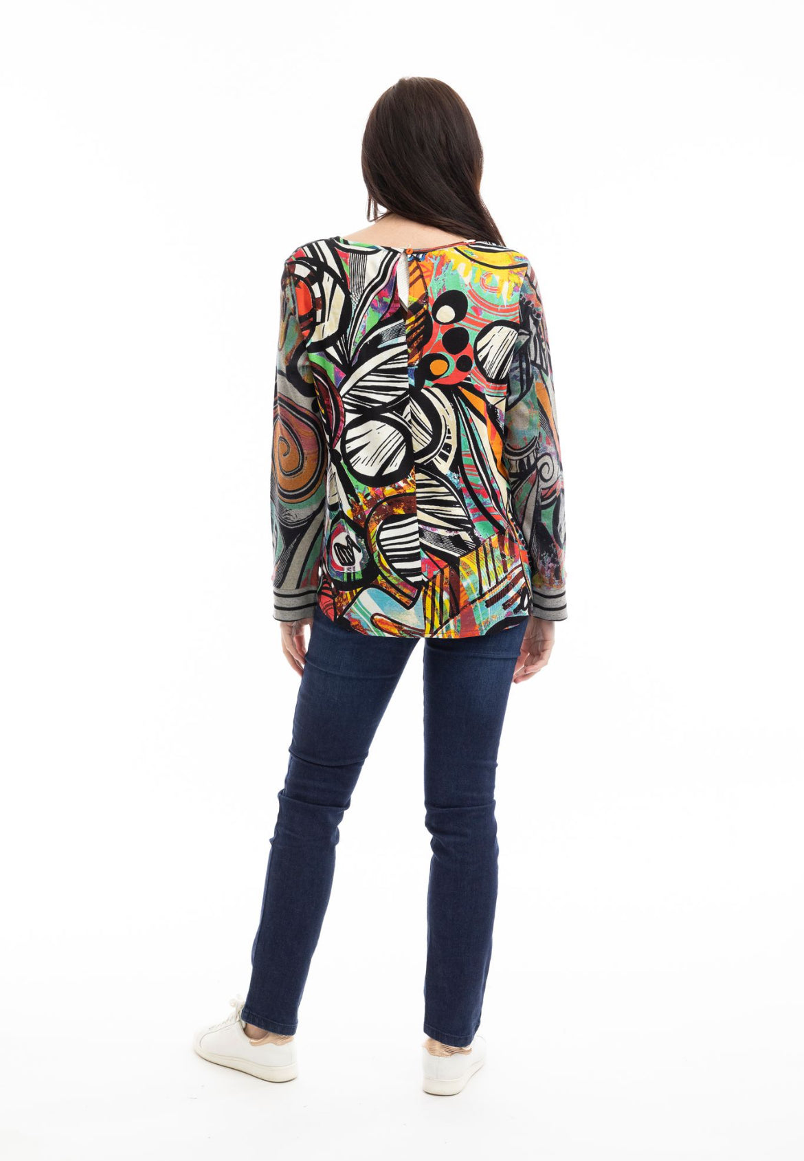 Orientique Jailhouse Rock V-Neck Top