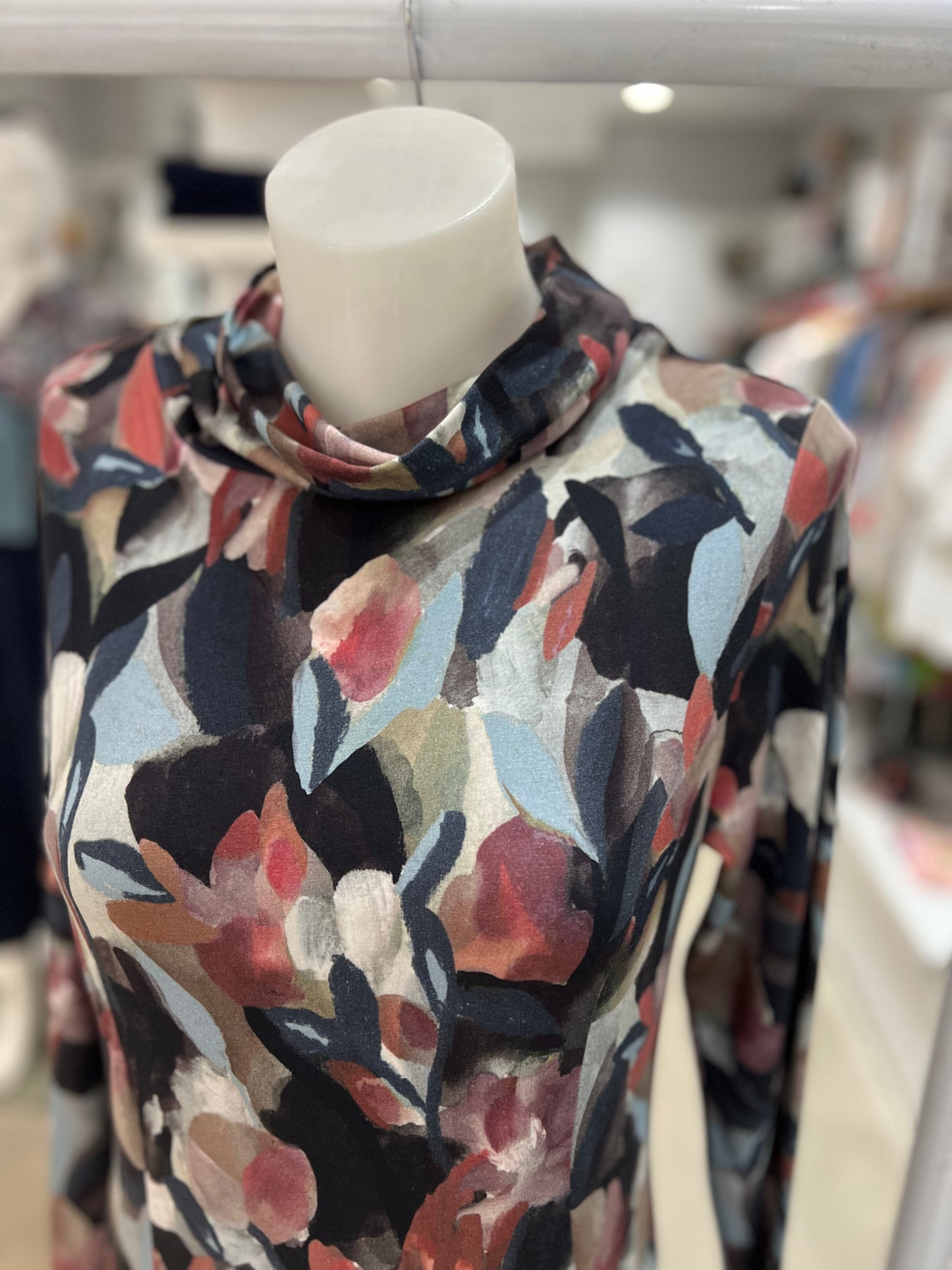 Mansted Jenna Print Dark Brown Dress