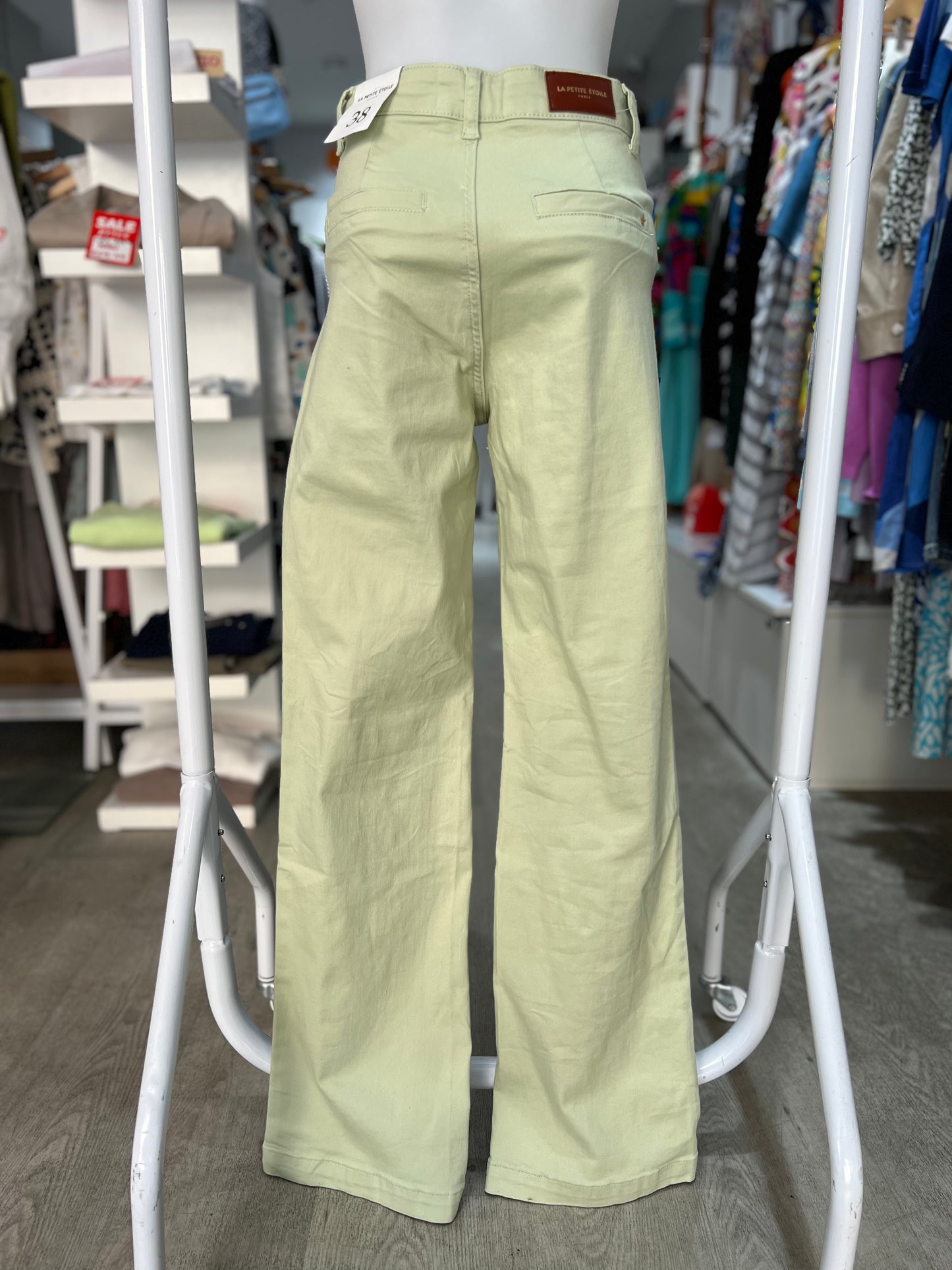 La Petite Étoile Sonny Almond Green Trousers