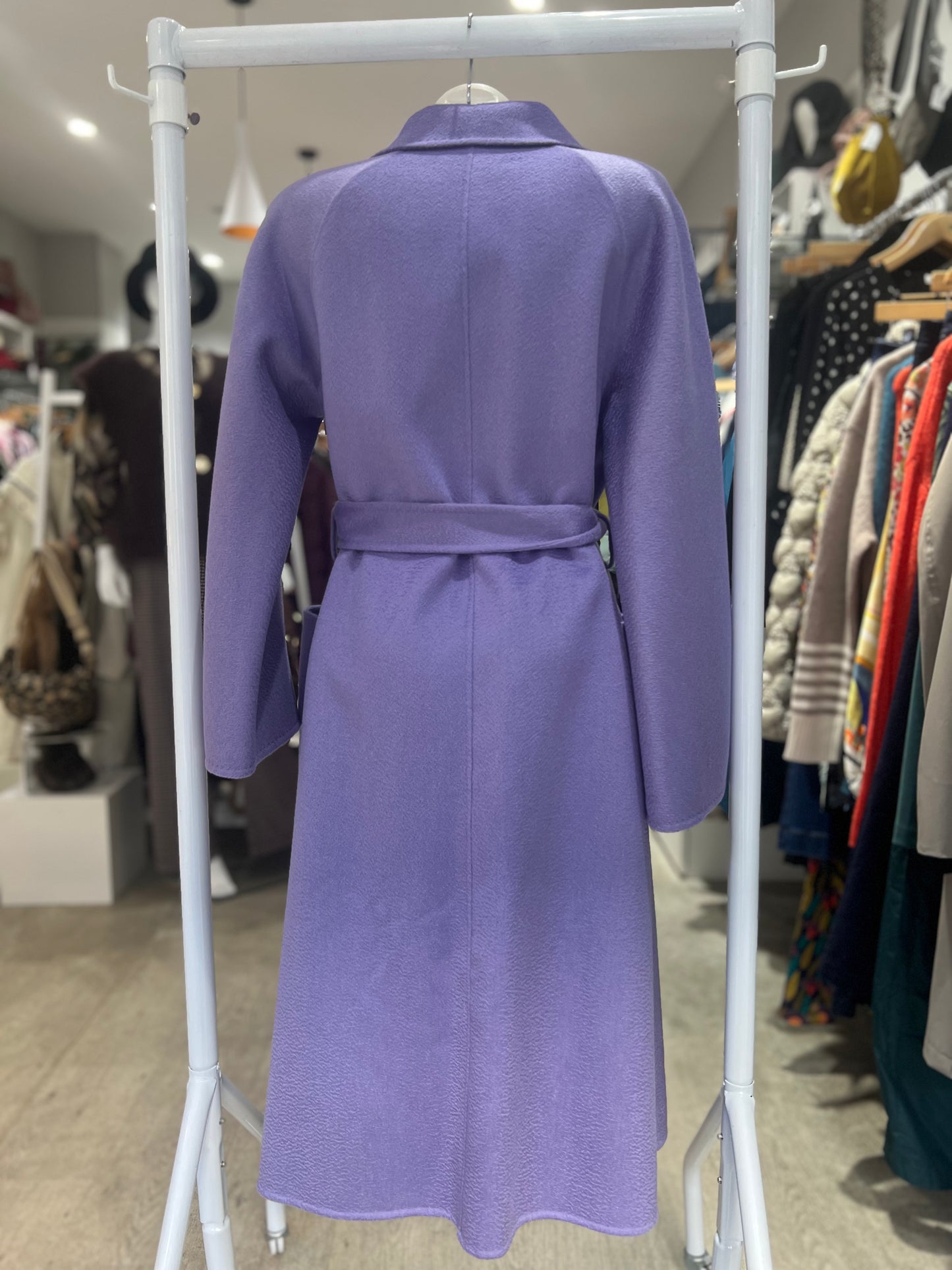 Flouu Belted Wool/Cashmere Coat