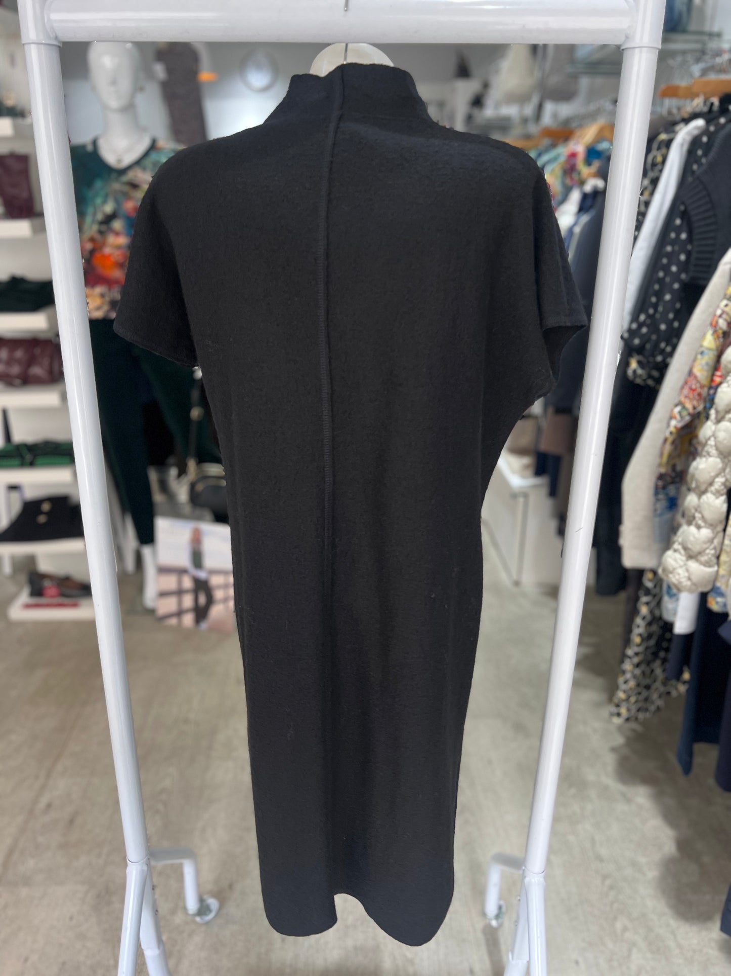 Noen Long Black Waistcoat