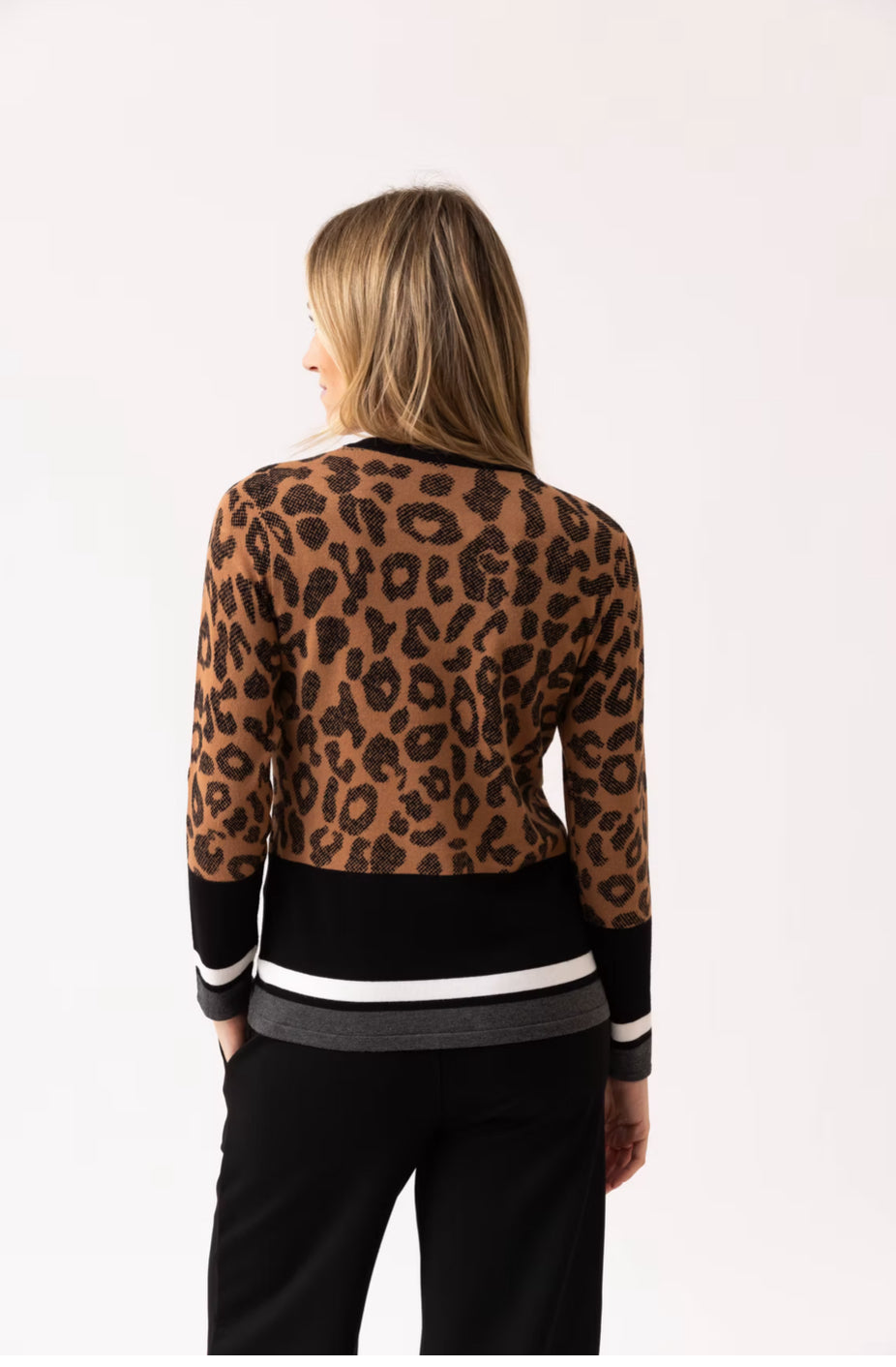 Marble Leopard Print Top