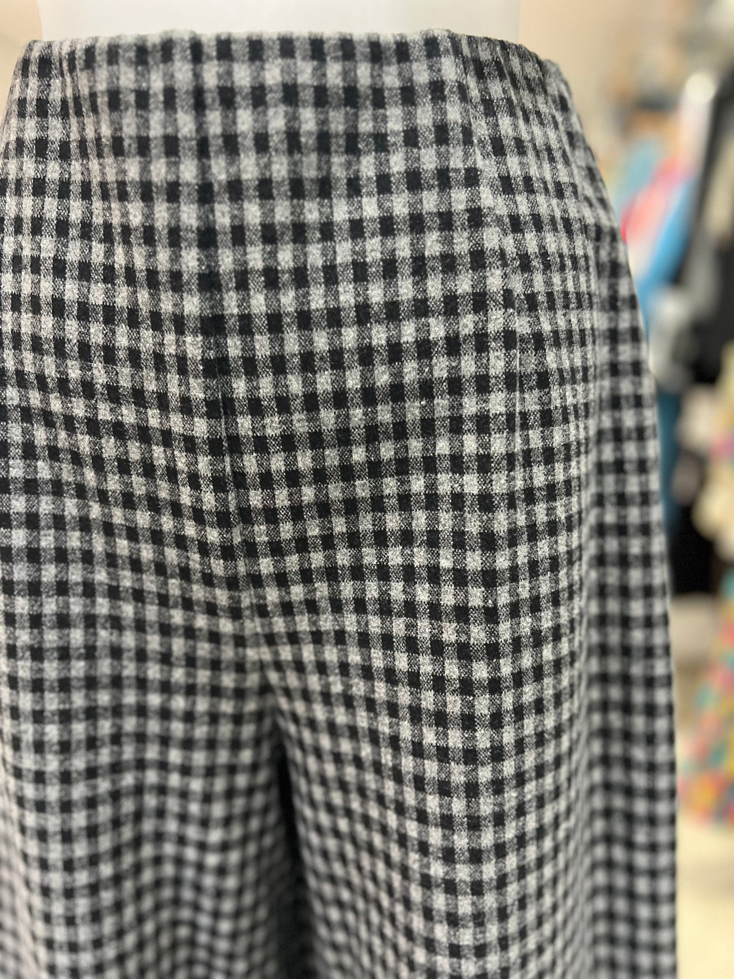 Neirami Wide Trousers - Vichy Brush