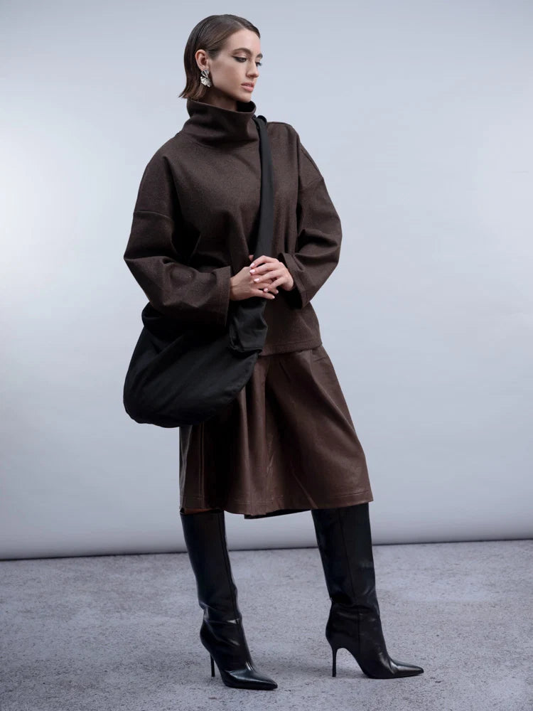 Haako Funnel Neck Top