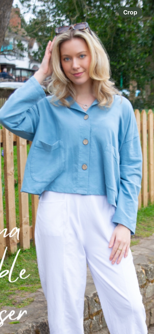 Amazing Woman O/S Goldie Blue Jacket