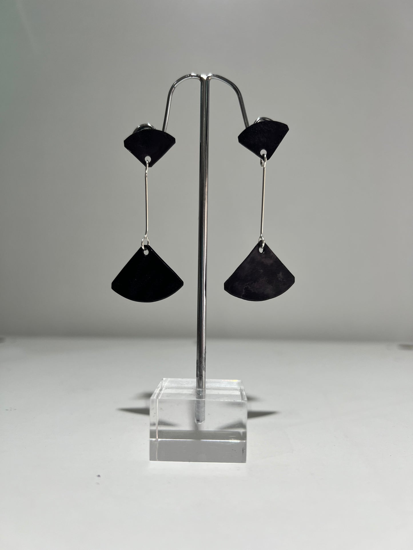 Oana Millet Long Disc Earrings