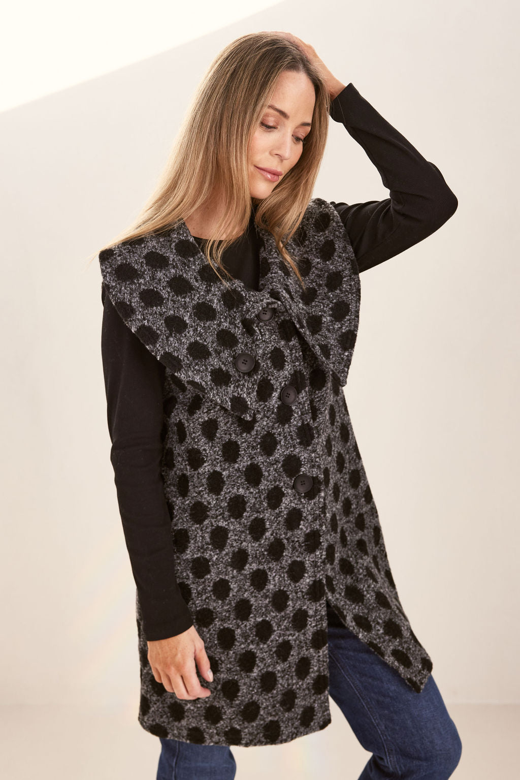 See Saw Spotty Wool Vest