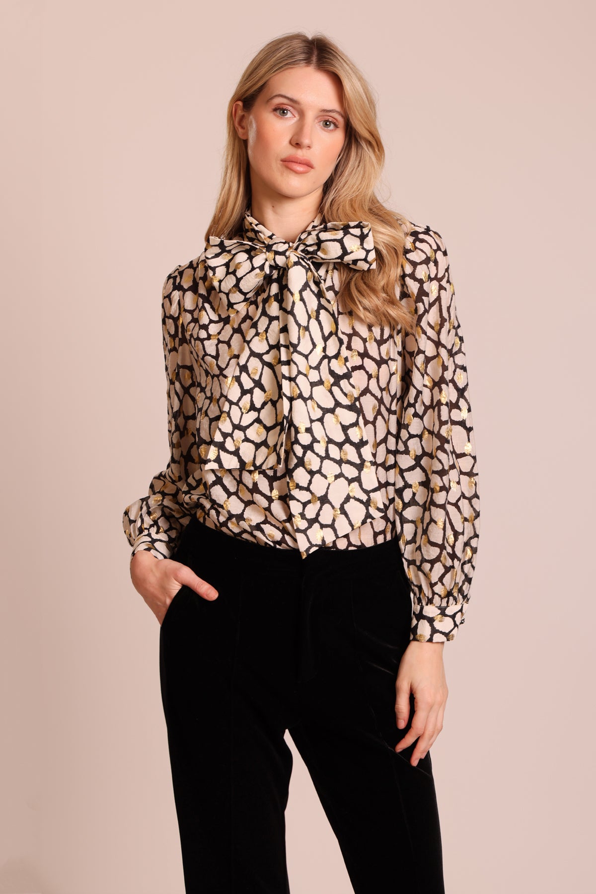 Traffic People Bonnie White Blouse