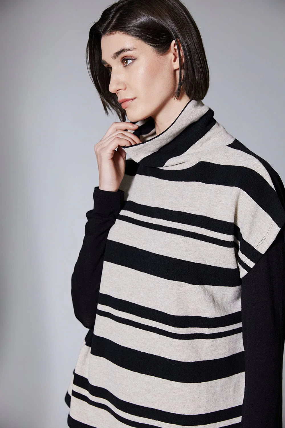 Peruzzi Sleeveless Stripe Top