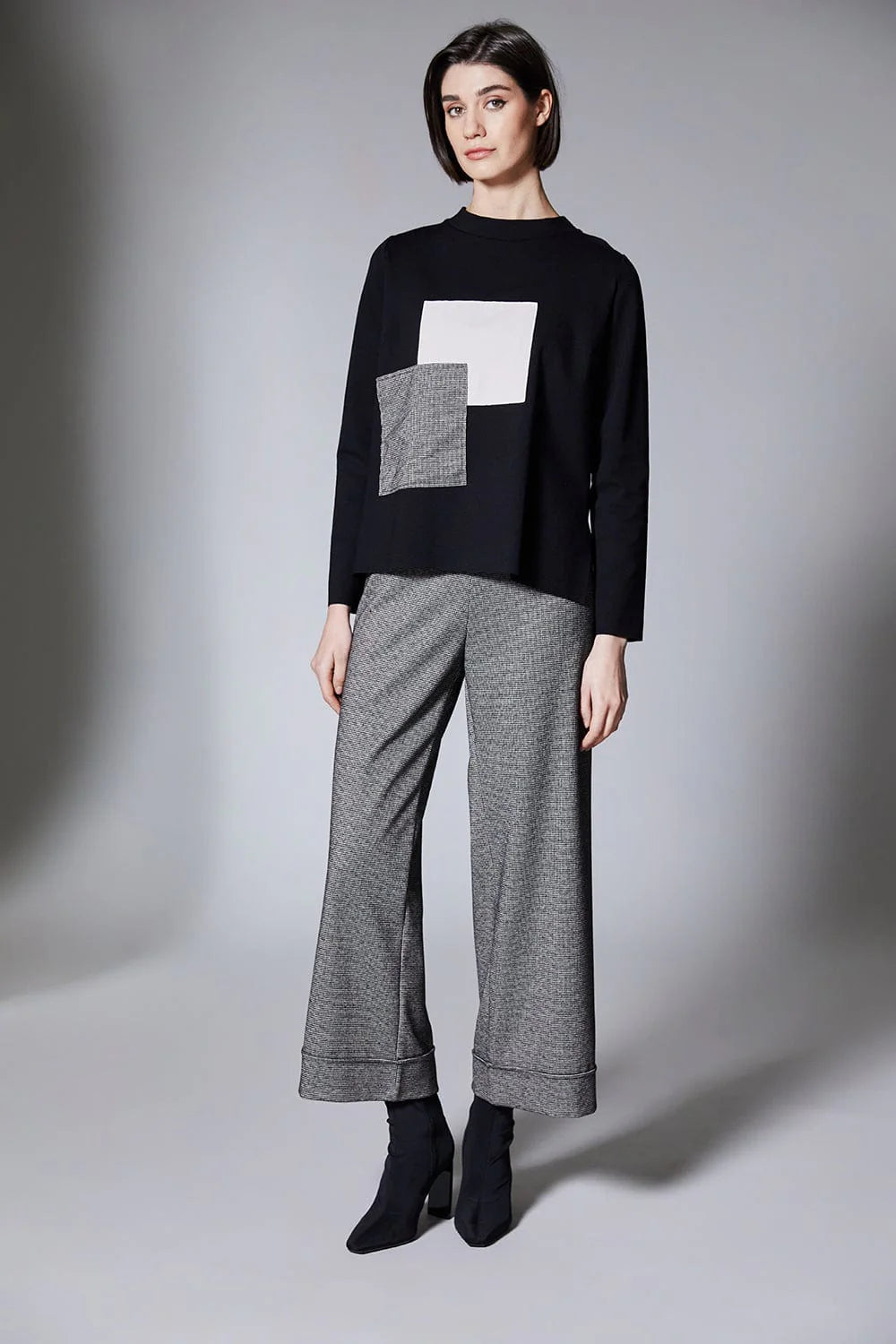 Peruzzi Mini Houndstooth Pattern Trousers