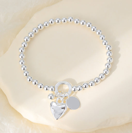 Gracee Jewellery Stretchy Heart Bracelet