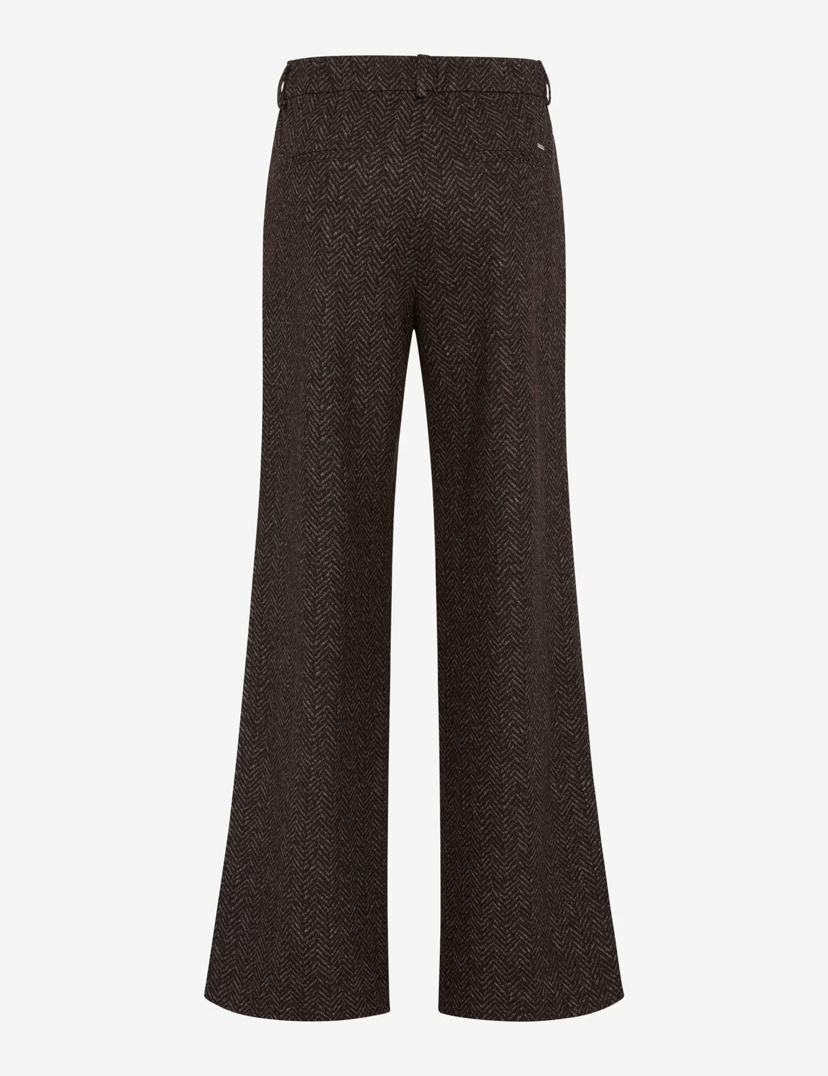 Brax Maine Herringbone Wide Leg Trousers