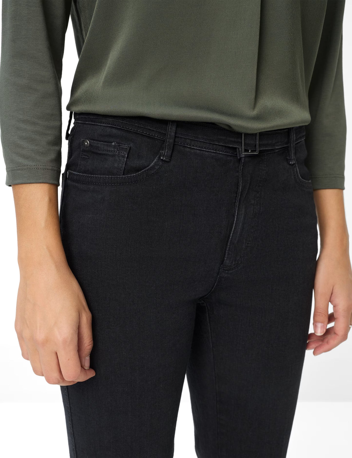 Brax Mary Black Vintage Stretch Trousers