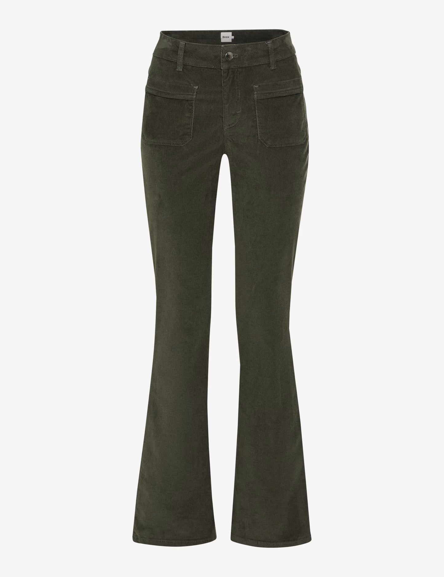 Brax Shakira Green Corduroy Trousers