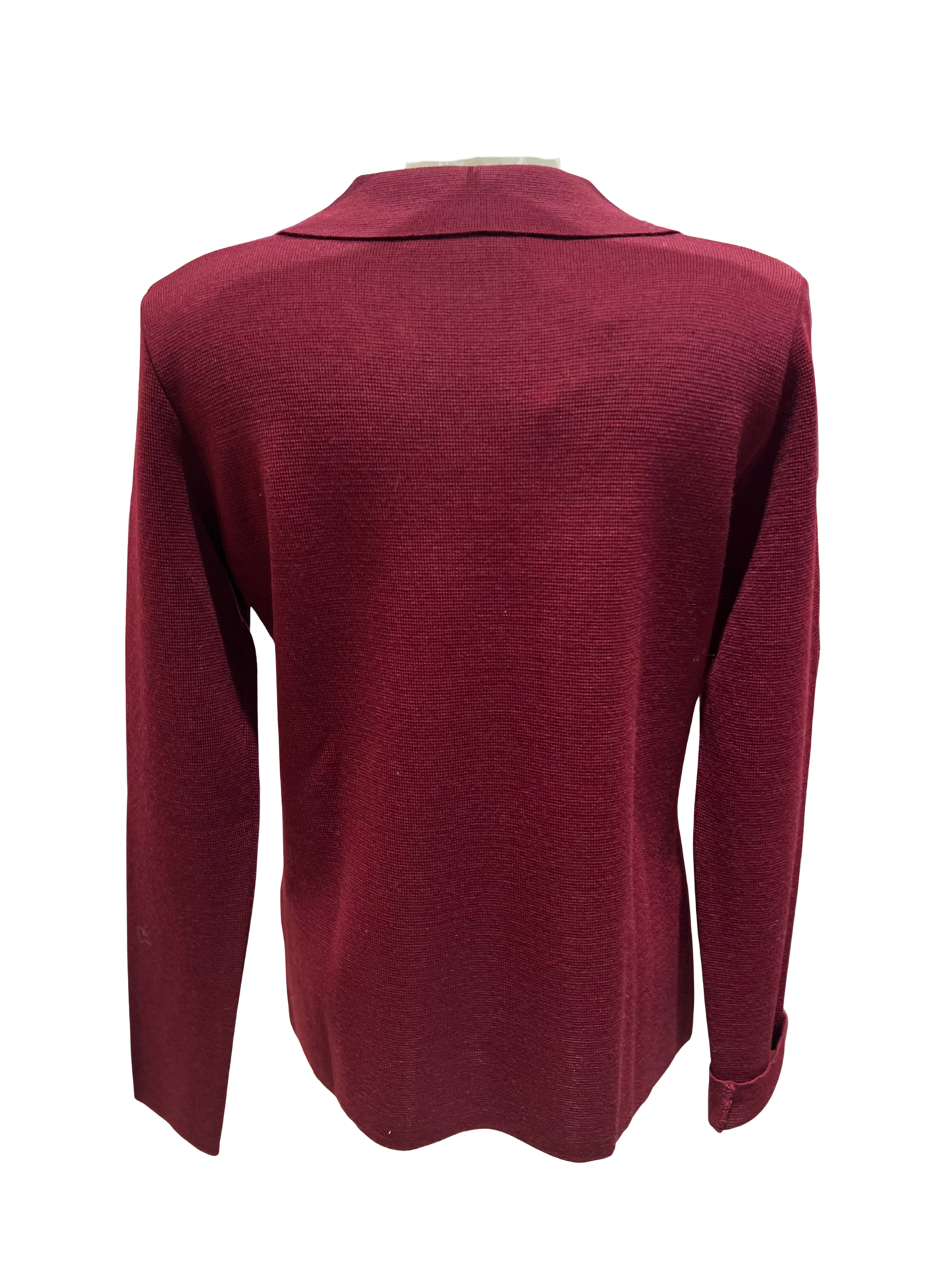Iodena Burgundy Button Cardigan