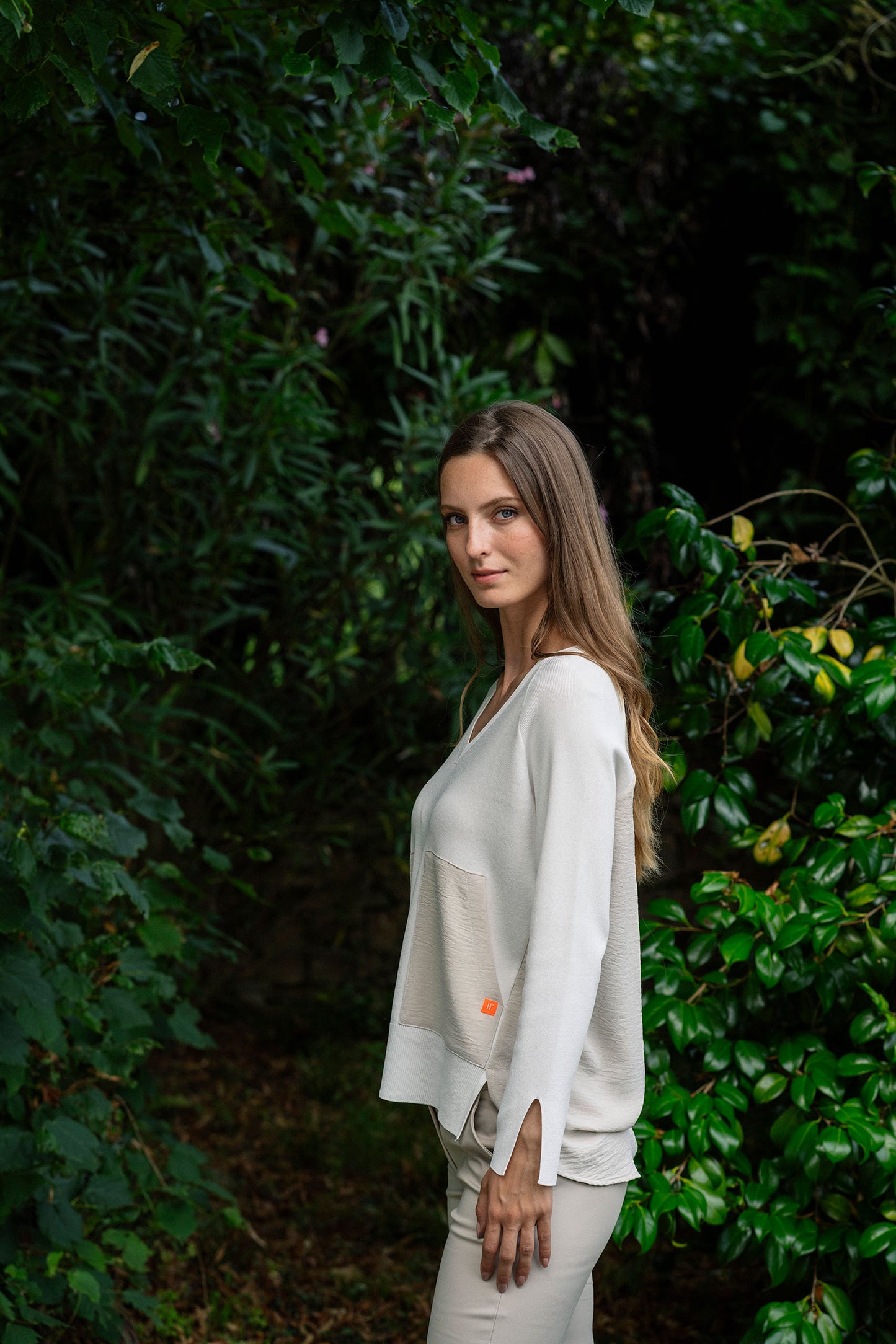 Hongo Sweater with Textured Pockets