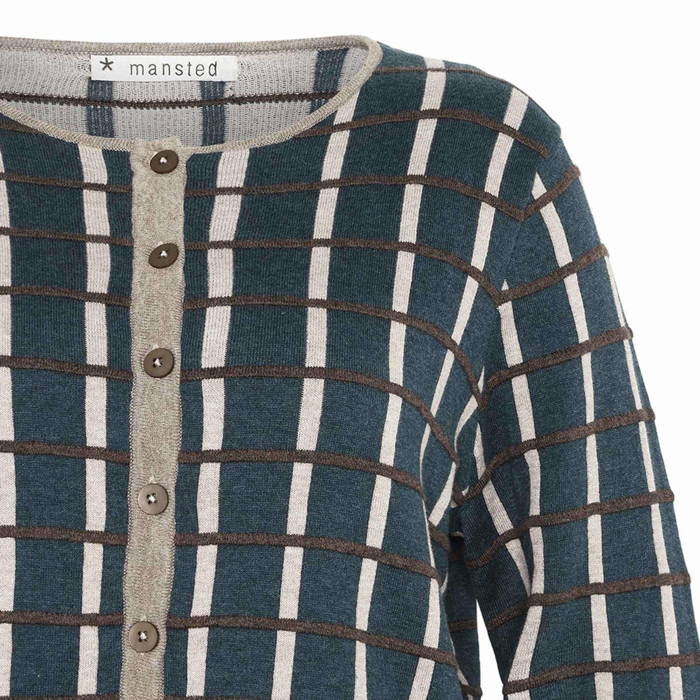 Mansted Odette Dark Aqua Cardigan