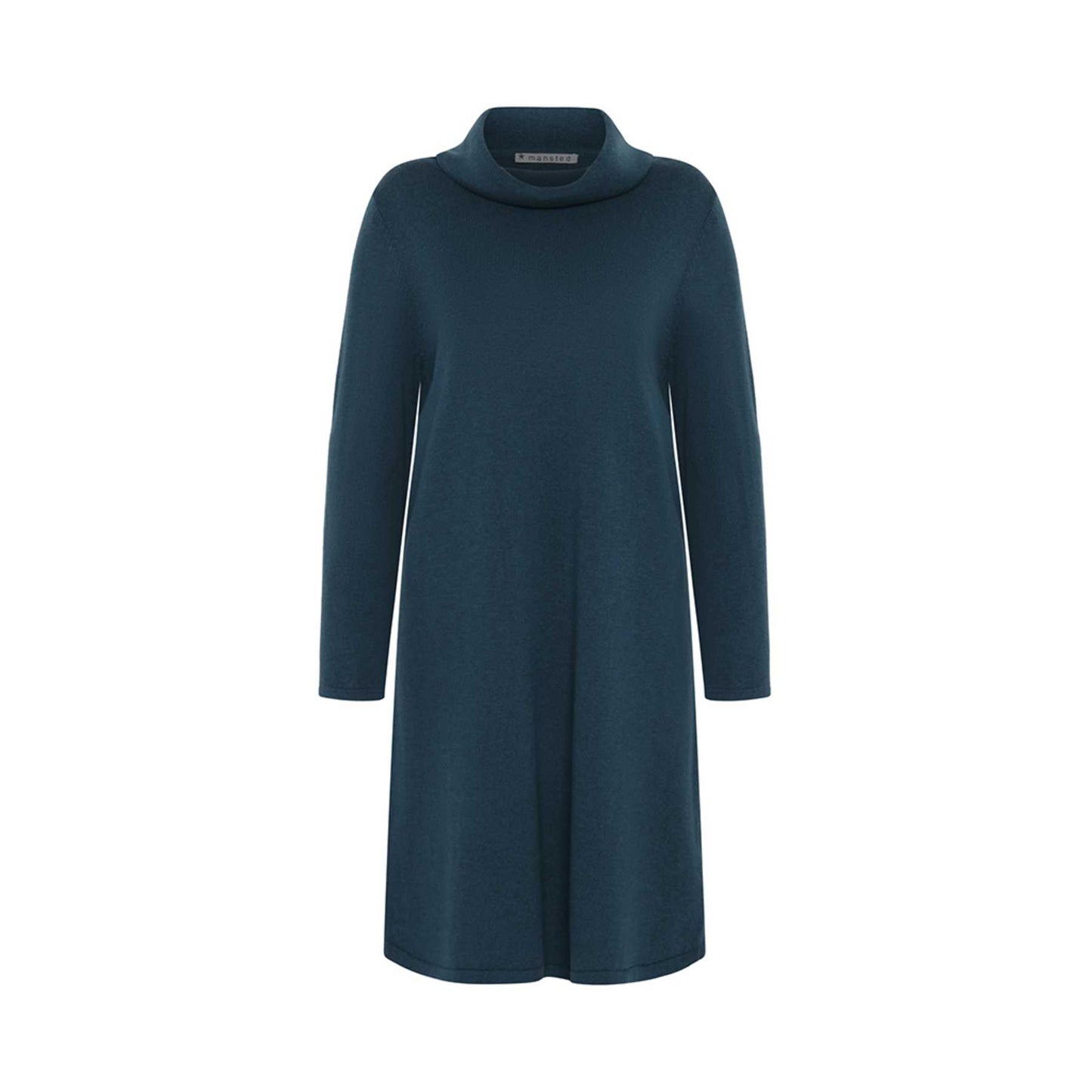 Mansted Night Dark Aqua Knit Dress