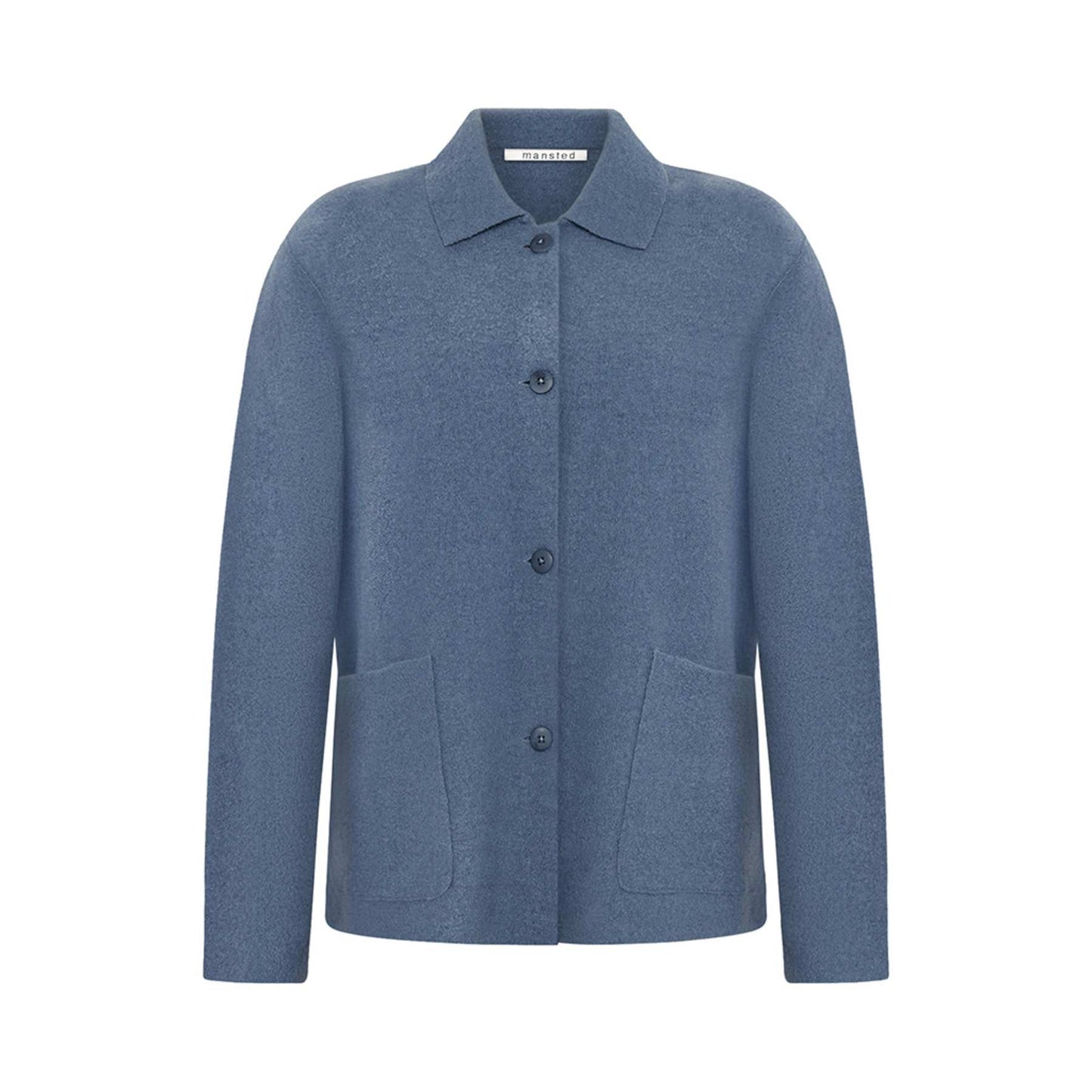 Mansted Bobo Denim Blue Cardigan