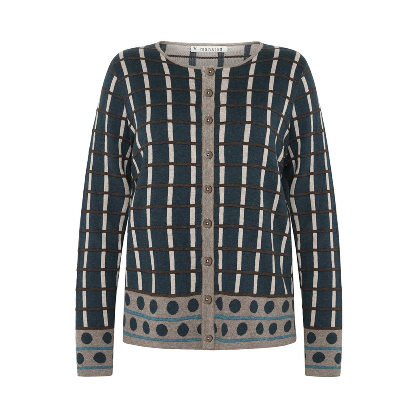 Mansted Odette Dark Aqua Cardigan