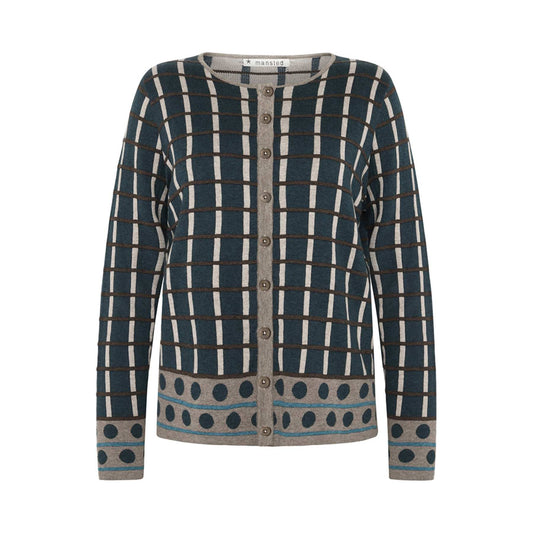 Mansted Odette Dark Aqua Cardigan